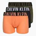 Boxer da uomo Calvin Klein LV00NB4665 Boxer Brief black/olive night/orange frosting