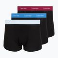 Boxer da uomo Calvin Klein LV00NB4286 Relaxed Fit Trunk black bodies w/ poseidon blue/plein