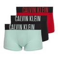 Boxer da uomo Calvin Klein 000NB3775A Trunk black/goji berry/aqua blue