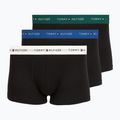Boxer da uomo Tommy Hilfiger Trunk WB 3 pack nb//opu blu/orna green/ivory silk