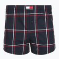 Boxer da uomo Tommy Hilfiger Woven Boxer Print 3 pack rwb foulard/med red/rwb w chck 4