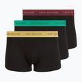 Boxer da uomo Tommy Hilfiger Trunk Metallic gold/burgundy/green