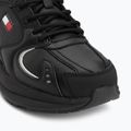 Scarpe da uomo Tommy Jeans Runn Leather triple black 7