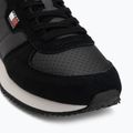 Scarpe da uomo Tommy Jeans Runner Flag Mix washed black/stratus grey 7