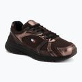 Scarpe da donna Tommy Hilfiger TJW Modern Runner Metallics fondant brown