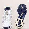 Scarpe da pallavolo da uomo Mizuno Wave Voltage Mid bianco/nastro blu/mp oro 10