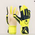 Guanti da portiere per bambini uhlsport Classic Absolutgrip Hn Pro Jr. giallo neon/verde/bianco 4