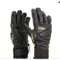 Guanti da sci da uomo LEKI WCR Venom Speed 3D nero ghiaccio/limone 7