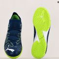 PUMA Future Match IT + Mid scarpe da calcio da bambino Blu persiano/puma bianco/verde 14