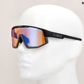 Occhiali da sole Bliz Vision Nano Optics Nordic Light nero opaco/corallo chiaro/blu arancio 11