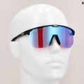 Occhiali da sole Bliz Hero Nano Optics Nordic Light nero opaco/light begonia/blu viola 14
