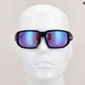 Occhiali da sole Bliz Arrow Nano Optics Nordic Light nero opaco/begonia/blu viola multi 10