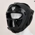 Casco da boxe RDX Guard Grill T1 nero 6