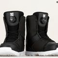 Scarponi da snowboard per bambini DC Youth Scout Jr nero/bianco 8
