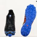 Scarpe da corsa da uomo Salomon Speedcross 6 GTX Blue fire black/surf the web/safety yellow 12