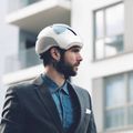 Casco da bicicletta HJC Calido mt bianco/argento 13