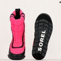 Sorel Outh Whitney II Puffy Mid junior stivali da neve rosa cactus/nero 16
