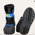 Sorel Snow Commander junior stivali da neve nero/super blu 15