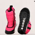 Sorel Outh Whitney II Puffy Mid stivali da neve per bambini rosa cactus/nero 16