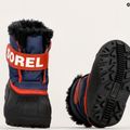 Sorel Snow Commander, stivali da neve per bambini, colore notturno/rosso vela 15