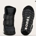 Sorel Whitney II Strap WP junior stivali da neve nero/sale marino 16