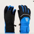 Guanto da sci per bambini Rossignol Jr Tech Impr G blu lazuli 3