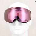 Oakley Flight Deck M nero opaco/prizm snow hi pink occhiali da sci 8
