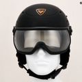 Casco da sci da donna Rossignol Allspeed Visor Imp Photo nero 12