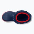 Crocs Winter Puff Stivali da neve per bambini rosso/marino 3