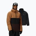 Giacca da snowboard uomo 686 Smarty 3IN1 Form caramel colorblock