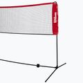 Rete da tennis Wilson Starter Ez Tennis Net 6.1 m nera/rossa 2