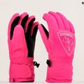 Guanto da sci Rossignol Jr Rooster G rosa orchidea per bambini 6