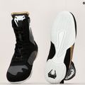 Stivali da boxe Venum Elite nero/bianco/oro 8