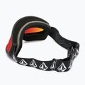 Volcom Footprints occhiali da sci nero opaco pietra/rosso cromo/giallo 3