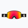 Occhiali da sci Volcom Garden 2 nero opaco/rosso cromo/giallo 2