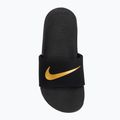 Ciabatte per bambini Nike Kawa black/metallic gold 5