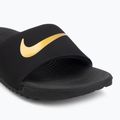 Ciabatte per bambini Nike Kawa black/metallic gold 7