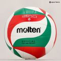 Pallavolo Molten V5M1500-5 bianco/verde/rosso misura 5 5