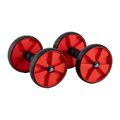 Ruote per esercizi - 2 pezzi adidas rosso ADAC-11604