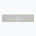 Set di bande di resistenza in gomma adidas 3 pezzi nero/grigio/bianco 4