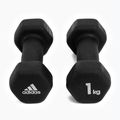 manubri adidas 2x1 kg nero ADWT-10001 3