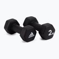 manubri adidas 2x2kg nero ADWT-10002