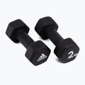 manubri adidas 2x2kg nero ADWT-10002 2