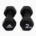 manubri adidas 2x2kg nero ADWT-10002 3