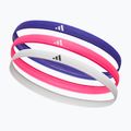 Fasce per la testa adidas Hairbands 3 pack lucid blue/lucid pink/white 2