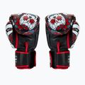 Guanti da boxe Twins Special Fancy FBGVL3-53 Skull rosso/nero 2