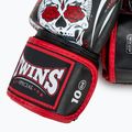Guanti da boxe Twins Special Fancy FBGVL3-53 Skull rosso/nero 5