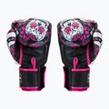 Guanti da boxe Twins Special Fancy FBGVL3-53 Skull rosa/nero 2