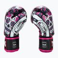 Guanti da boxe Twins Special Fancy FBGVL3-53 Skull rosa/nero 4
