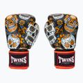Guantoni da boxe Twins Special Fancy FBGVL3-53 Skull arancio/nero